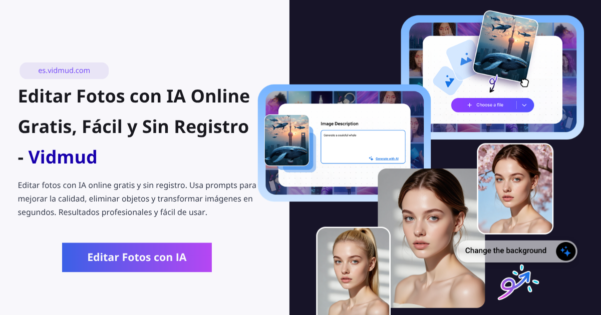 Editar Fotos con IA Online Gratis Sin Registro | Editor Inteligente ...